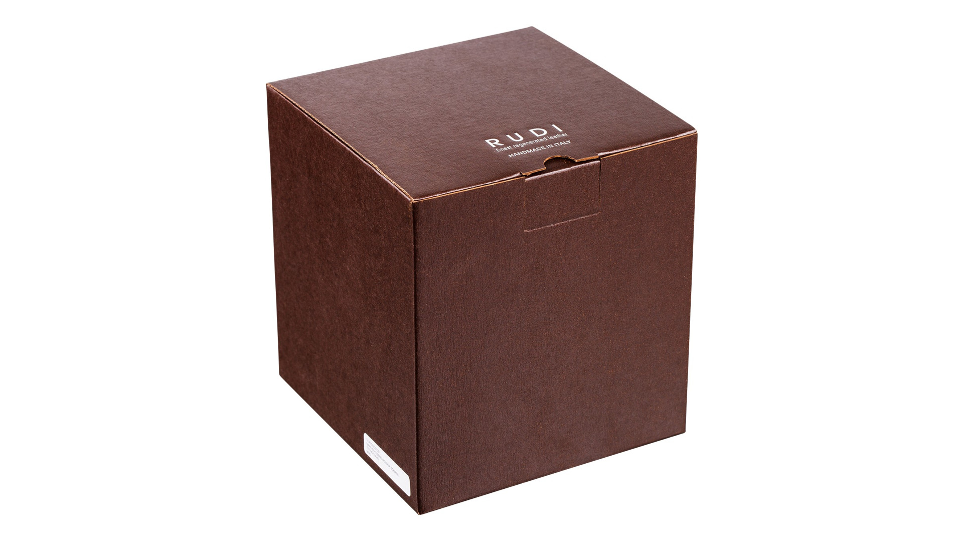 Салфетница квадратная Rudi Нарцисо 14х14 см, серо-коричневая